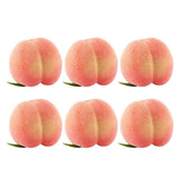 6PCS Artificial Peaches Simulation Peaches Fruits Vivid Props for Home Fruit Shop Supermarket Desk Decoration In Australia - Darrahopens