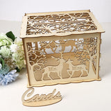 DIY Wedding Card Box Rustic Wood Card Box Gift Card Holder Card Box for Weddings Baby Showers Birthdays Graduations