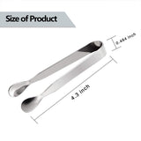 6PCS Ice Tongs Mini Serving Tongs Stainless Steel Kitchen Tongs for Appetizers Sugar Cube In Australia - Darrahopens