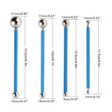 4PCS DIY Stainless Steel Polymer Clay Tools Sculpture Tool Toy Molding Balls Sticks Non Slip Durable Carving Pen In Australia - Darrahopens