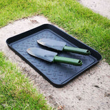 3Pcs Washable Boot Tray Garden Shoe Plate Multifunctional Tray for Plants Pets Tools