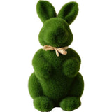 Artificial Moss Bunny Garden Statues Ornaments Durable Lightweight Artificial Animal Ornament for Cupboard Office In Australia - Darrahopens