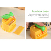 Cute Bird Toothpick Holder Dispenser Gag Gift Cleaning Toothpick Case