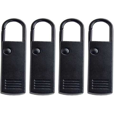 4PCS Zipper Pulls Tab Replacement Metal Zip Head Extension for Suitcase Backpack Sewing Accessories Replacement Zipper Pull