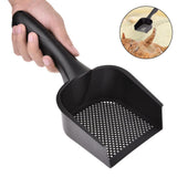 Sifter with Deep Shovel Thicken Non Stick Cat Litter Scoop with Handle and Small Hole