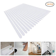 18 Pcs Anti Slip Strips Safety Shower Treads Stickers Bathtub Non Slip Stickers Anti Skid Tape for Shower