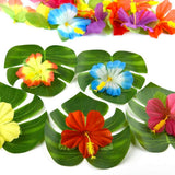 108 Pieces Hawaiian Tropical Party Decoration Set Leaves Flowers Umbrellas for Hawaiian Party Beach Theme In Australia - Darrahopens