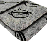 12pcs Pot Pan Protectors Non Woven Divider Pads Reusable Pot Protection Pads for Storing Frying Pans Baking Trays In Australia - Darrahopens