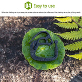 100 Pcs Shading Net Hooks Plastic Hanging Hooks for Greenhouse Shade Fabric