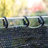 100 Pcs Shading Net Hooks Plastic Hanging Hooks for Greenhouse Shade Fabric In Australia - Darrahopens