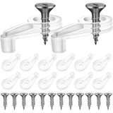 50PCS Glass Retainer Clips Glass Panel Clips Mirror Clips Non Slip Waterproof Transparent Fixed Buckle In Australia - Darrahopens