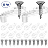 50PCS Glass Retainer Clips Glass Panel Clips Mirror Clips Non Slip Waterproof Transparent Fixed Buckle In Australia - Darrahopens