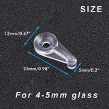 50PCS Glass Retainer Clips Glass Panel Clips Mirror Clips Non Slip Waterproof Transparent Fixed Buckle In Australia - Darrahopens