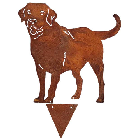 Metal Dog Decorative Garden Stakes Dog Silhouette Garden Decoration for Outdoor Lawn Ornaments Yard Sign In Australia - Darrahopens