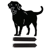 Metal Dog Decorative Garden Stakes Dog Silhouette Garden Decoration for Outdoor Lawn Ornaments Yard Sign In Australia - Darrahopens