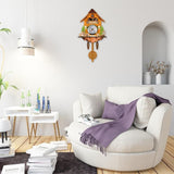 Cuckoo Clock Antique Wooden Cuckoo Birdhouse Wall Clock Home Decor Hanging Cuckoo Clock Auto Swing Bell Pendulum Home Decor In Australia - Darrahopens