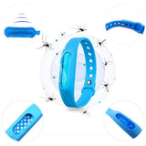 6Pcs Random Silicone Mosquito Repellent Bracelets Waterproof Anti Mosquito Band Bug and Insect Protection Wrist Bands for Adults and Kids