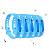 6Pcs Random Silicone Mosquito Repellent Bracelets Waterproof Anti Mosquito Band Bug and Insect Protection Wrist Bands for Adults and Kids