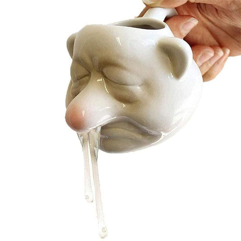 Ceramic Egg Yolk Egg White Separator Funny Egg White Separator Egg Divider Nose Egg Separator Dwarf Shape Egg Sieve Strainer In Australia - Darrahopens