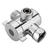 3 Way Shower Head Diverter Faucet Diverter Valve Bathroom Universal System Component Replacement Part Chrome Valves for Bathroom