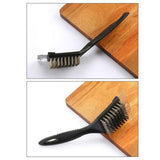 2Pcs BBQ Grill Brushes Stainless Steel Bristles Cleaning Brushes Barbecue Grill Brushes Scrapers In Australia - Darrahopens