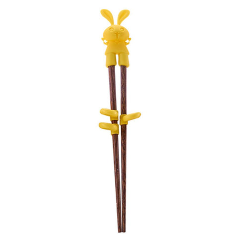 1 Pair Kids Wood Chopsticks Cartoon Children Chopsticks Learning Easy to Use Training Chopsticks for Children Kids