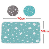 2PCS Waterproof Baby Crib Pad Leak Proof Infant Mattress Pad Soft Baby Mat