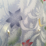 Christmas Lace Curtains LED Light Santa Claus Half Blackout Curtains Living Room Bedroom Home Decor In Australia - Darrahopens