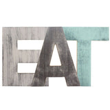 Christmas Wooden Hanging Rustic Multicolor Cutout Wooden EAT Letters Wall Mounted Decorative Signs In Australia - Darrahopens