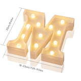 LED 26 Alphabet Letter Number Lights Ampersand Symbol Love Heart Light Up Sign Lamp For Love Wedding Home Party Holiday Bar Decoration In Australia - Darrahopens