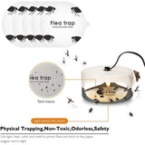 5 Pcs Flea Trap Stickers Round Sticky Fly Traps Dome Flea Trap Refill for Home Bedroom Pet House In Australia - Darrahopens
