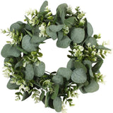 Artificial Green Wreath Wall Hanging Wreath Spring Door Decoration for Indoor Outdoor In Australia - Darrahopens