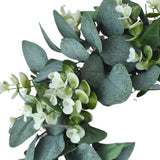 Artificial Green Wreath Wall Hanging Wreath Spring Door Decoration for Indoor Outdoor In Australia - Darrahopens