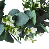 Artificial Green Wreath Wall Hanging Wreath Spring Door Decoration for Indoor Outdoor In Australia - Darrahopens