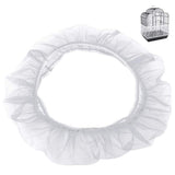 Bird Cage Cover Stretchy Nylon Parrot Cage Mesh Net Cover Shell Skirt Guard Bird Cage Accessories