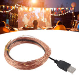 Fairy Lights USB Powered String Lights Holiday Lights Fairy String Lights for Party Wedding Festival Bedroom Table Decoration