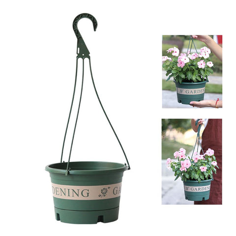 Garden Hanging Pot Plastic Hanging Flower Pot Plant Hanger with Hook In Australia - Darrahopens