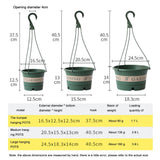 Garden Hanging Pot Plastic Hanging Flower Pot Plant Hanger with Hook In Australia - Darrahopens