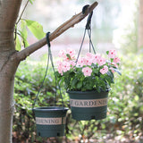 Garden Hanging Pot Plastic Hanging Flower Pot Plant Hanger with Hook In Australia - Darrahopens