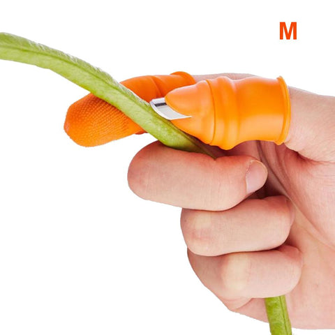 Picking Thumb Cutter Finger Sleeve Set Picking Tool for Harvesting Plant Gardening Fruit Vegetable Picker In Australia - Darrahopens