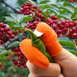 Picking Thumb Cutter Finger Sleeve Set Picking Tool for Harvesting Plant Gardening Fruit Vegetable Picker