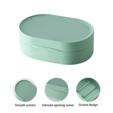 Travel Soap Case Box Holder with Lid Portable Leak Proof Soap Dish Container Soap Box Holder for Home Shower Outdoor Camping