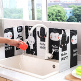 Aluminum Foldable Kitchen Gas Stove Oil Baffle Plate Kitchen Frying Pan Oil Splash Protection Screen