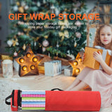 Christmas Cylinder Gift Wrap Storage Clear Bag Xmas Wrapping Paper Organiser Christmas Gift Wrap Paper Storage Holder In Australia - Darrahopens