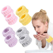 4 Pairs Wrist Spa Wash Band Color Wrist Wash Towel Band Absorbent Wristbands Wrist Sweatband for Washing Face In Australia - Darrahopens