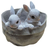 Rabbit Flower Pot Succulent Planter Garden Pots Bunny Decorative Flower Pot Animal Shaped Planter Pots Art Decorations In Australia - Darrahopens