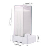 Automatic Cotton Pad Dispenser Press Out Makeup Cotton Holder Dispenser Cosmetic Cotton Pad Organizer