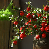 American Artificial Pomegranate Fruit Simulation Flowers Fake Fruits for Home Hotel Decoration