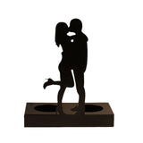 Iron Candle Holder Romantic Couple Candle Statue Gifts for Couple for Wedding Anniversary In Australia - Darrahopens