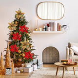 Christmas Flowers Christmas Tree Decorations Fabric Simulation Flowers In Australia - Darrahopens